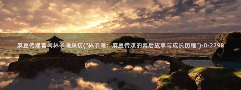 麻豆视频 在线看专区：麻豆传媒官网林予曦采访(\