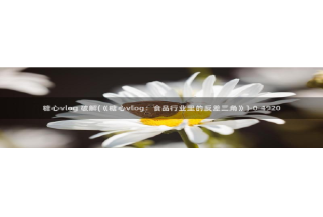 糖心vlog账号冻结：糖心vlog 破解(《糖心vlog：食品行业里的反差三角》