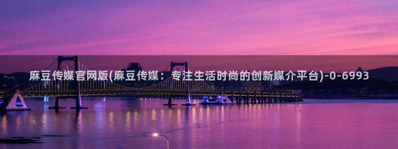 麻豆视频 内容资源